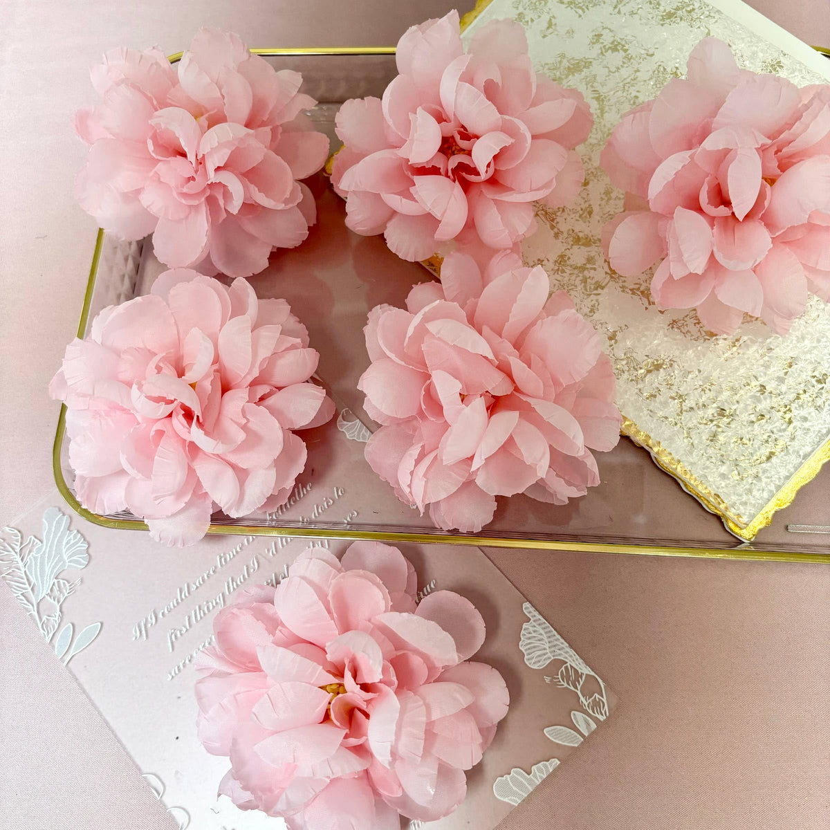 Floating Flowers for Floating Candle Centerpieces (Pink)