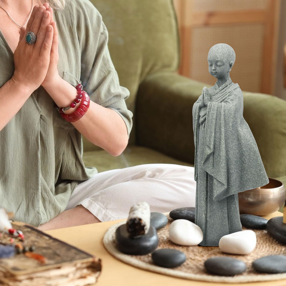 Stone Buddha Statue for Home (B)