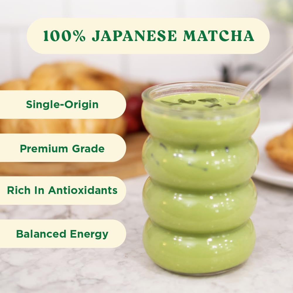 Harmony Premium Japanese Vanilla Matcha Tea (10 Servings)