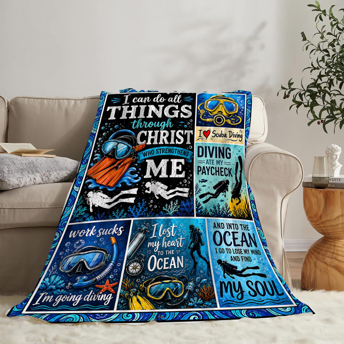 Scuba Diving Blanket (40"x50" / Scuba Diving)