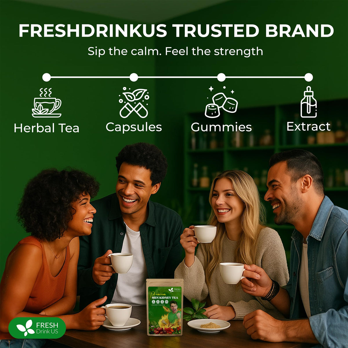 24 Packs of Premium Herbal Support Tea (24 Tea Bags)