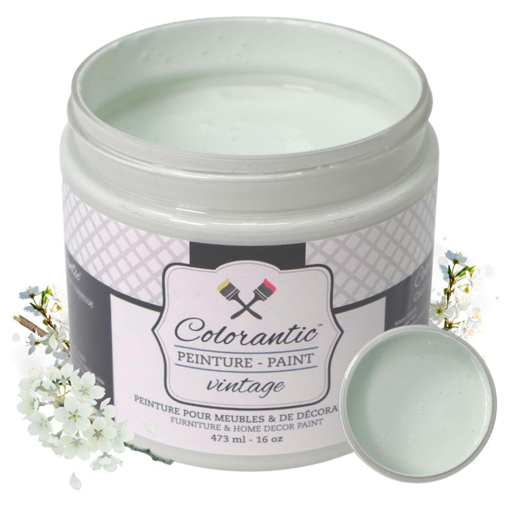 SPRING BREEZE Chalk Paint Based for Furniture DIY (Spring Breeze / 16 Fl Oz (Pack of 1))