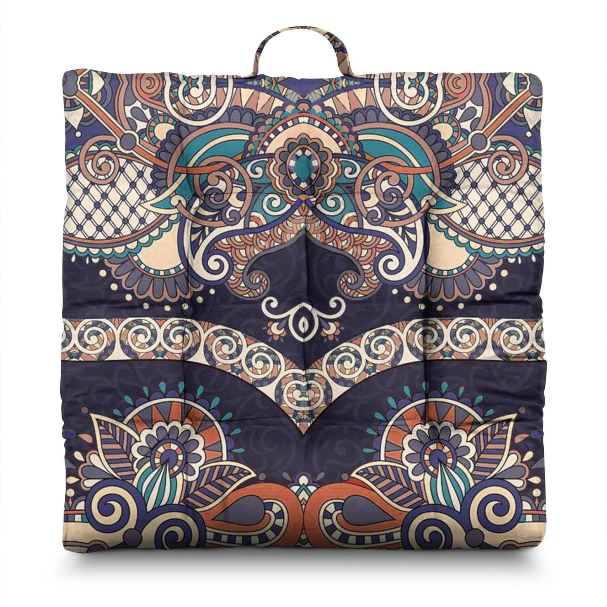 Meditation Cushion (Ancient Totem / Square)