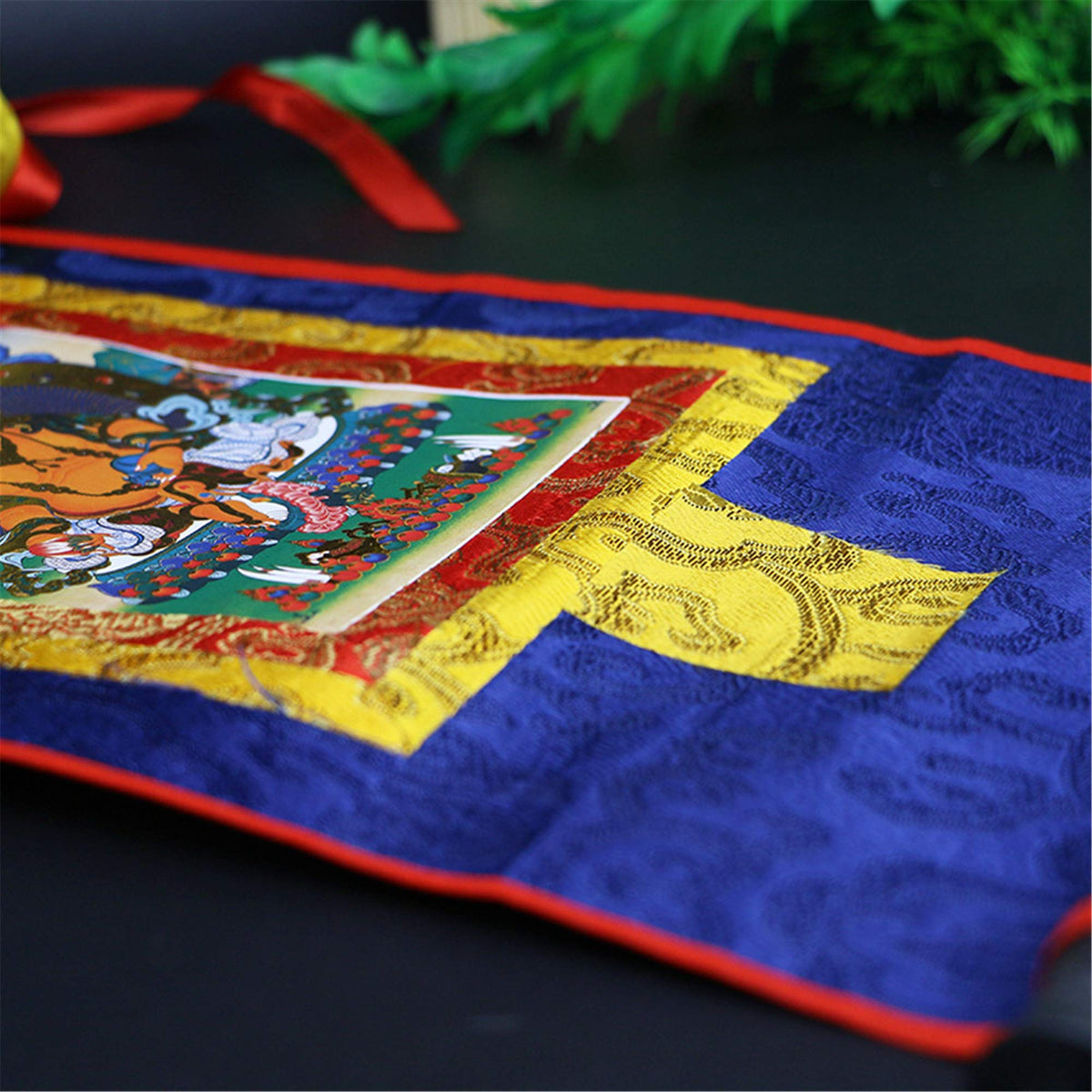 Amitabha Pure Land Thangka (Amitabha Pure Land / 33.5"L x 24.8"W)