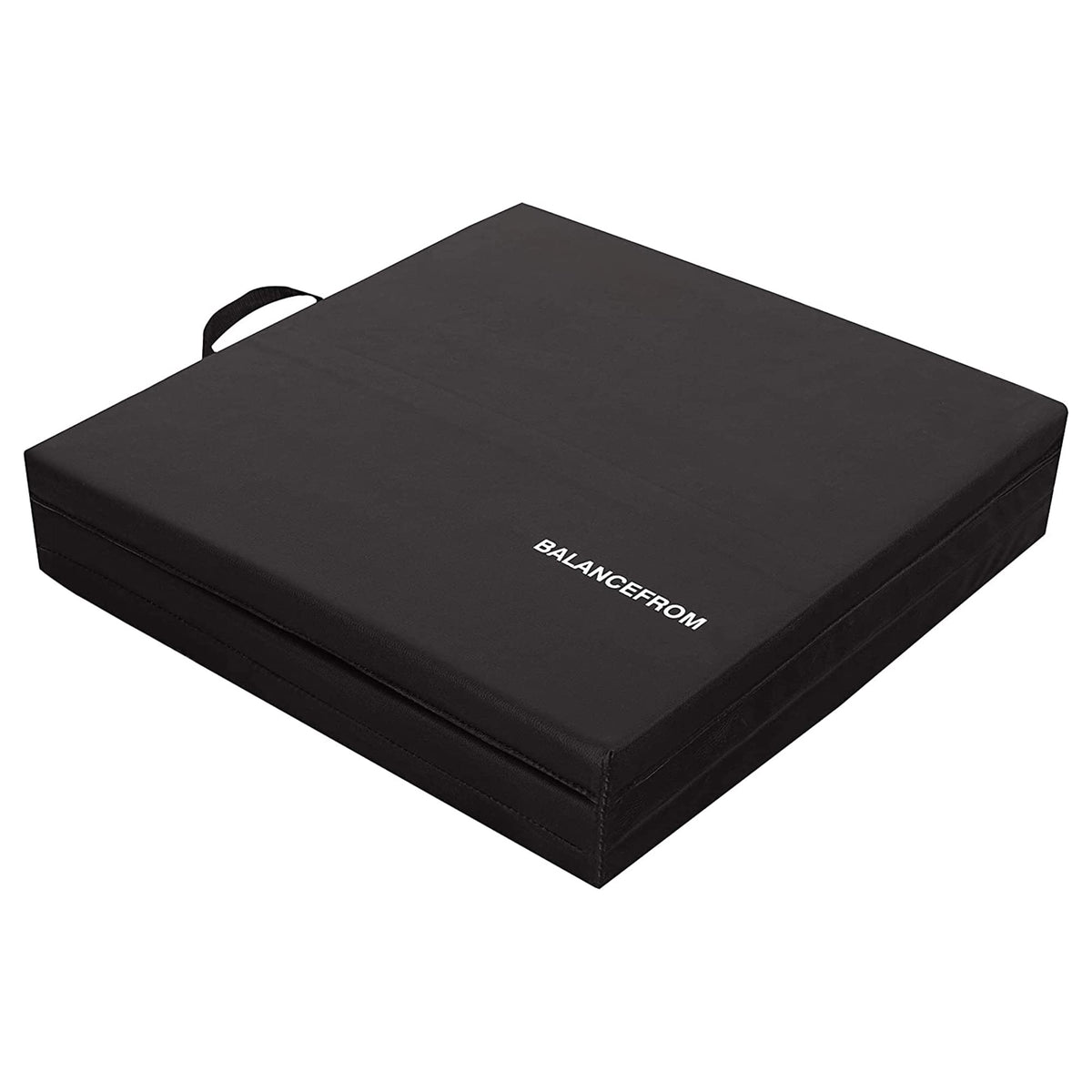 6x2 Feet 3 Panel Folding Gymnastics Mat  1.5 (Black)