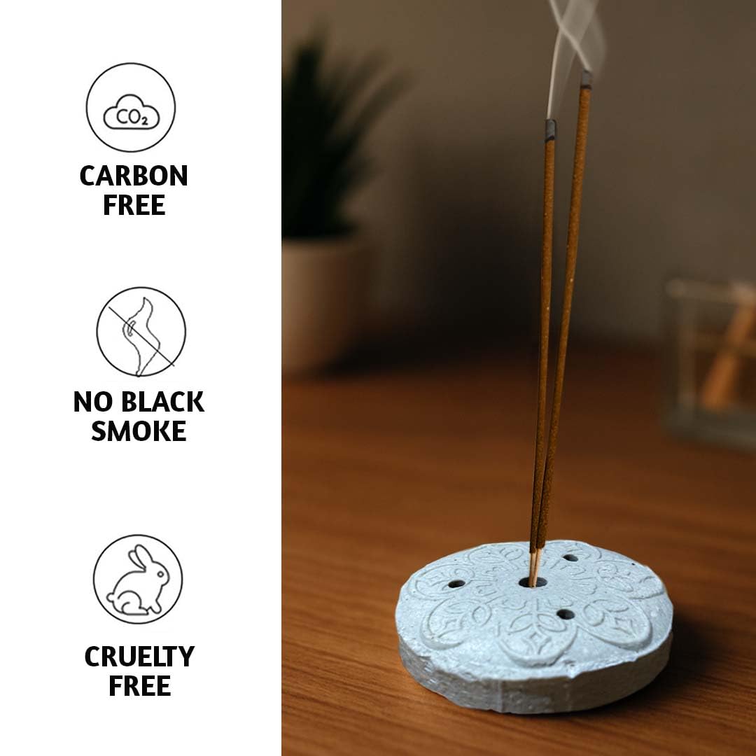 Rose & Geranium Outdoor Incense Sticks with Holder (Pack of 100)