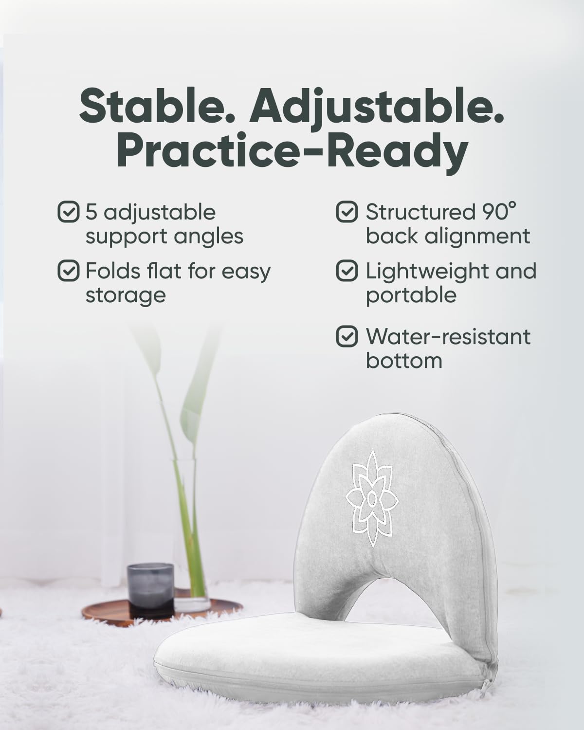 Meditation Chair (Classic White)
