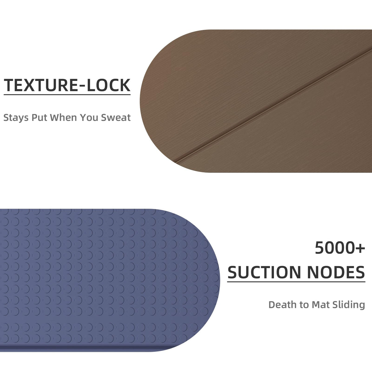 Foldable Yoga Mat (Champagne + Grape)