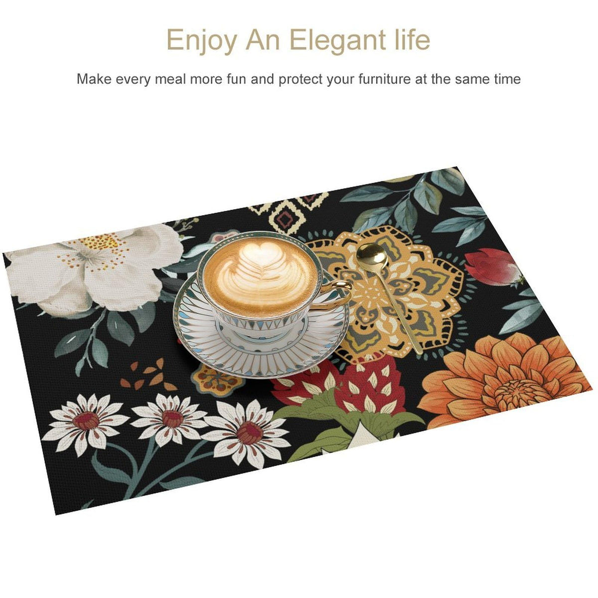 Bohemian Placemat Set of 6 (Bohok-5 / 6pcs)