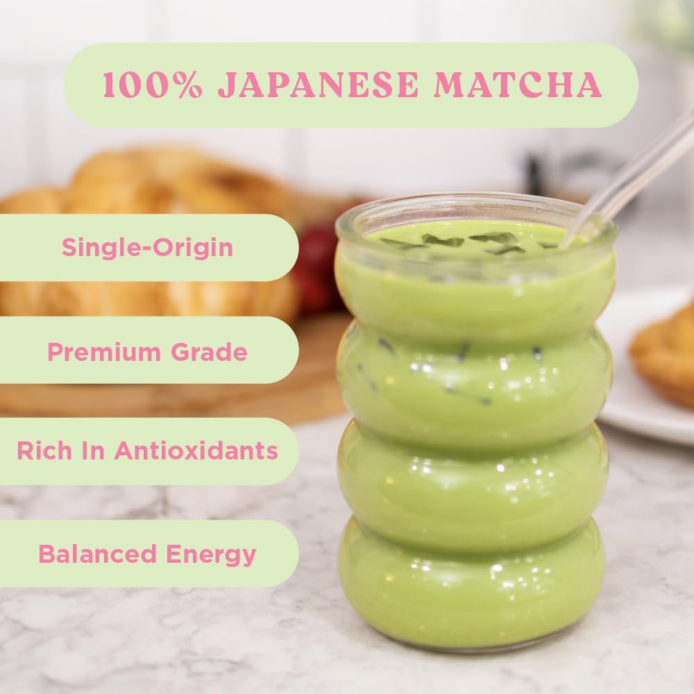 Harmony Strawberry Matcha Powder 7.05 oz Bag (20 Servings)