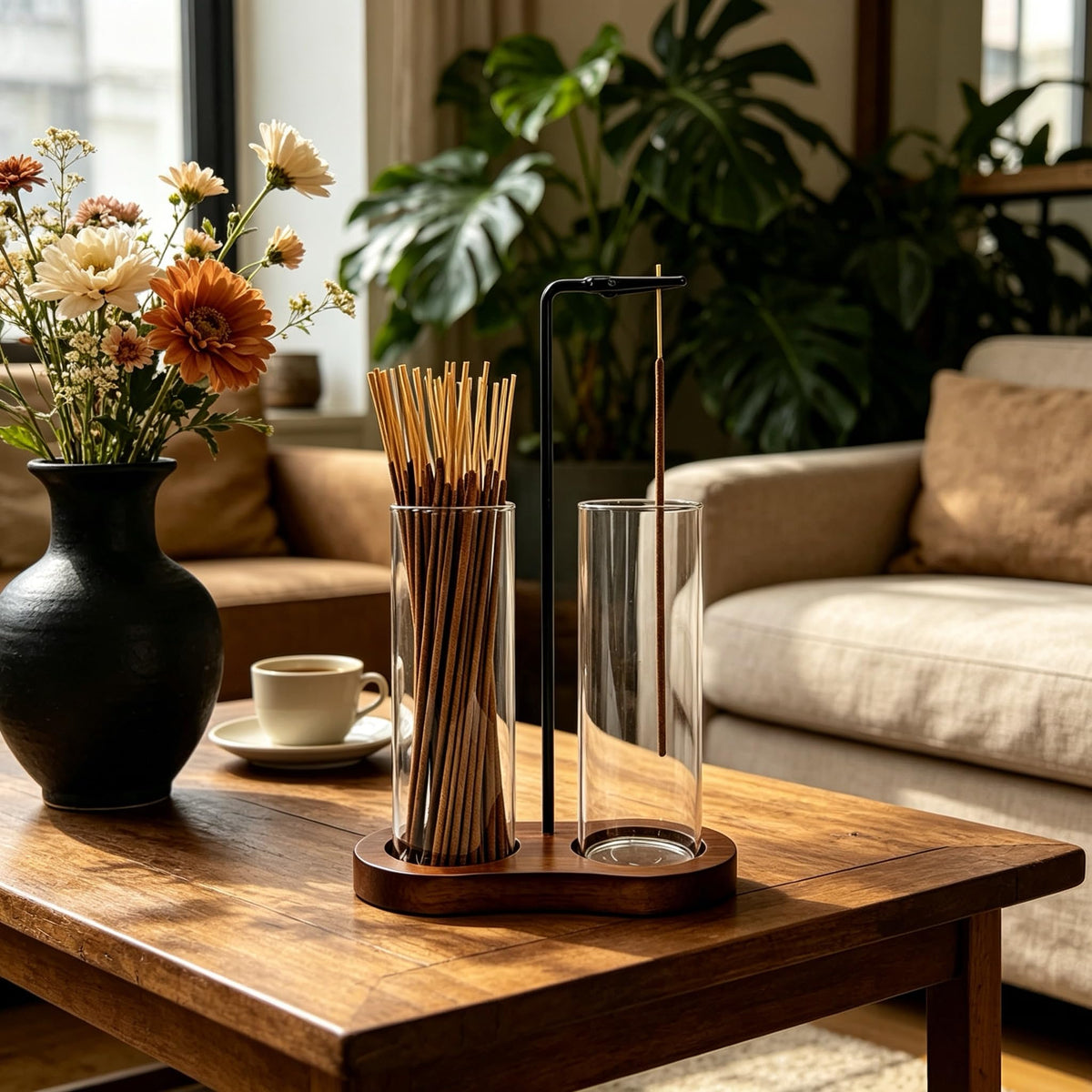 Glass Incense Holder (Rustic)