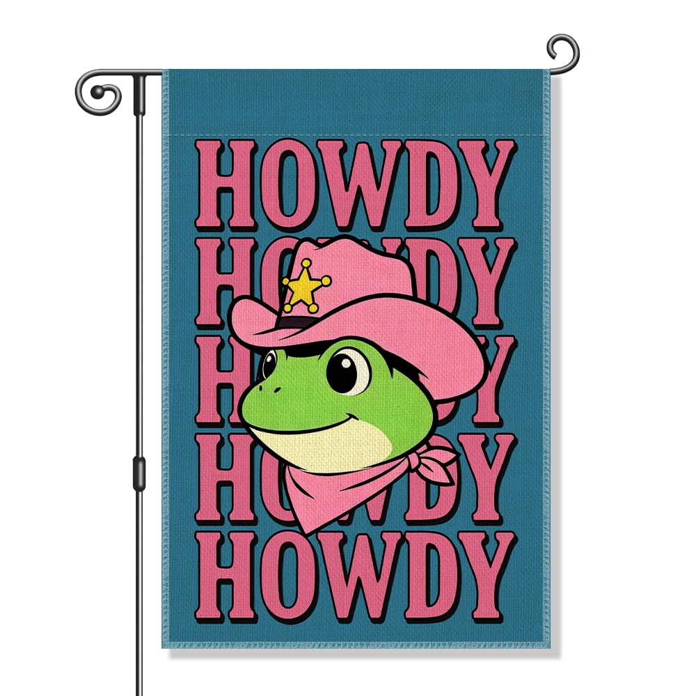 Howdy Inclusion Equality Human Rights Garden Flag 12x18 (Beige104)