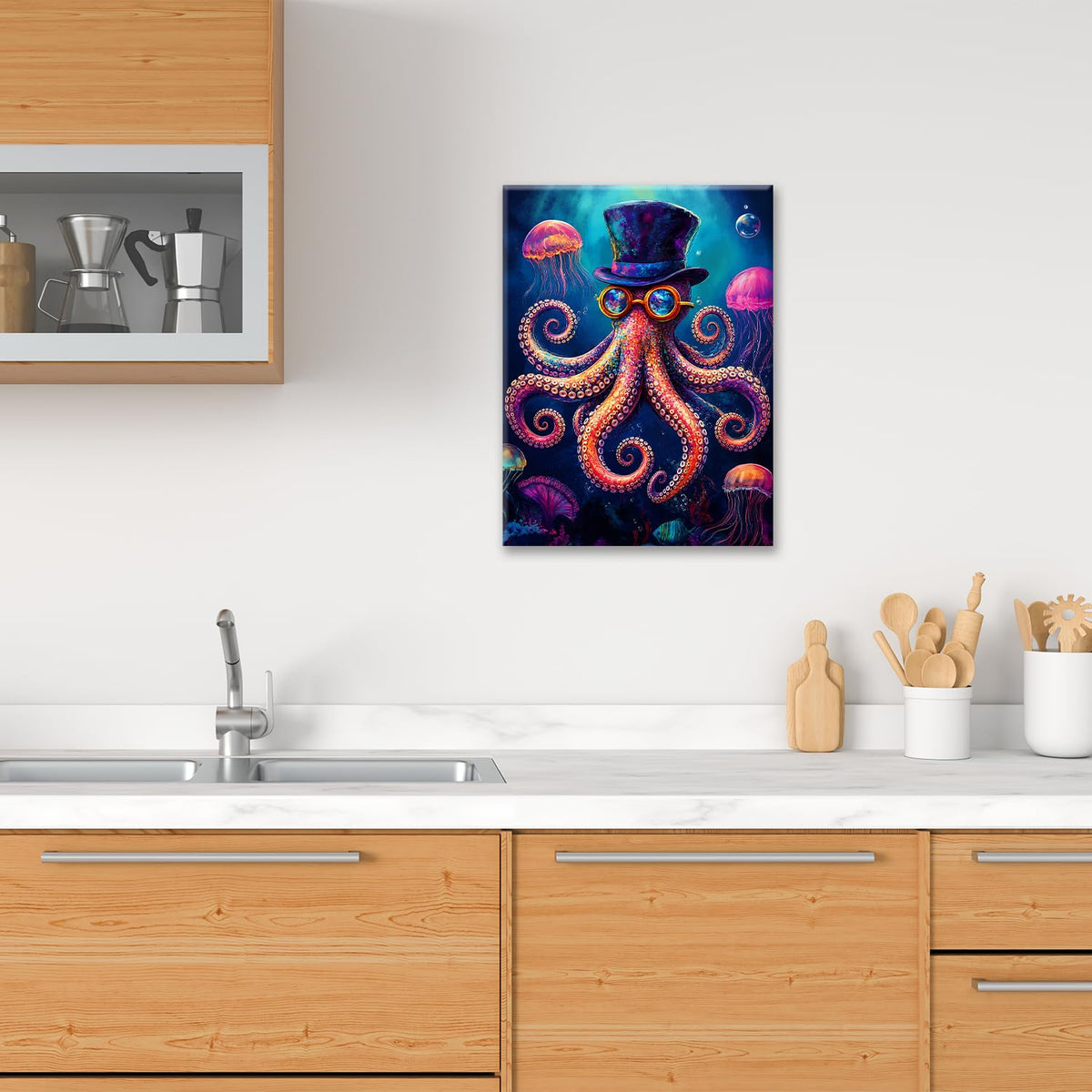 Octopus Wall Art (Octopus 1 / 20L" x 24W")