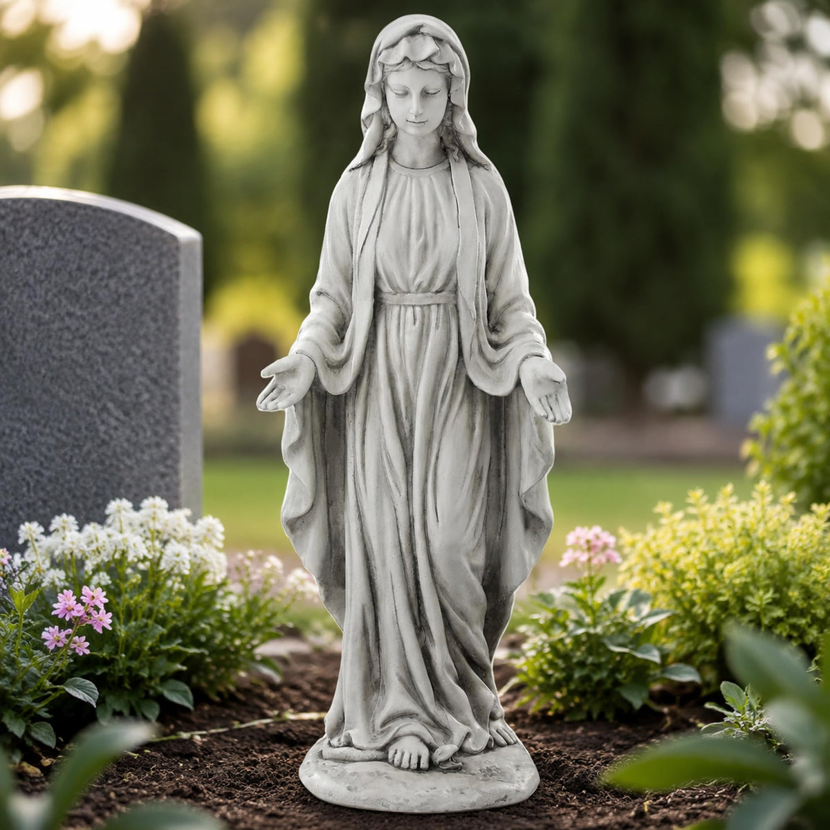 Virgin Mary Statue Outdoor Large (Virgin Mary-30")