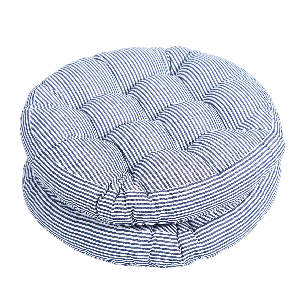 22 Inch Floor Cushion ((Round)|blue / 22x22 inch)