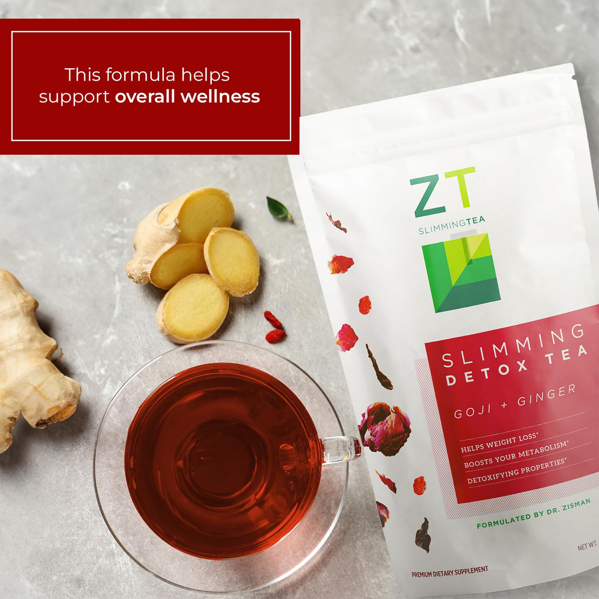 Dr. Zisman ZT Slimming Detox Tea (30 Servings (Pack of 1))