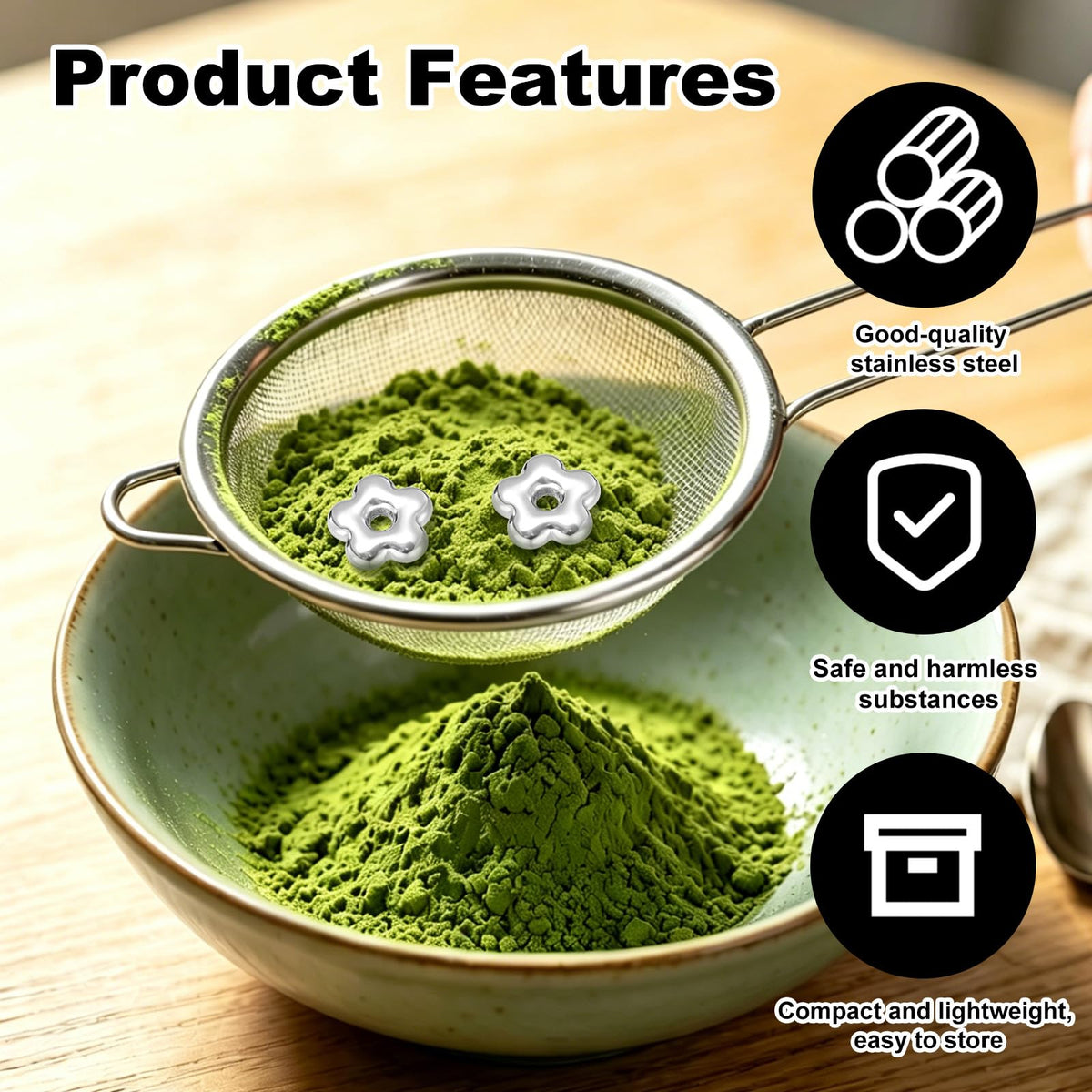 6pcs Matcha Sifting Beads