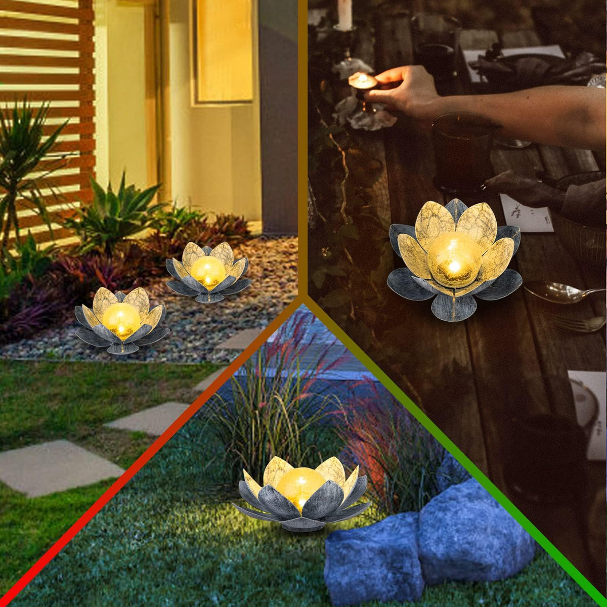 Garden Solar Light Outdoor (White)