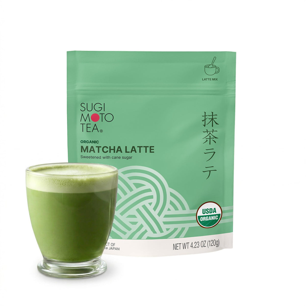 Japanese Organic Matcha Latte Blend Mix 4.23 oz (4.23 Ounce (Pack of 1))