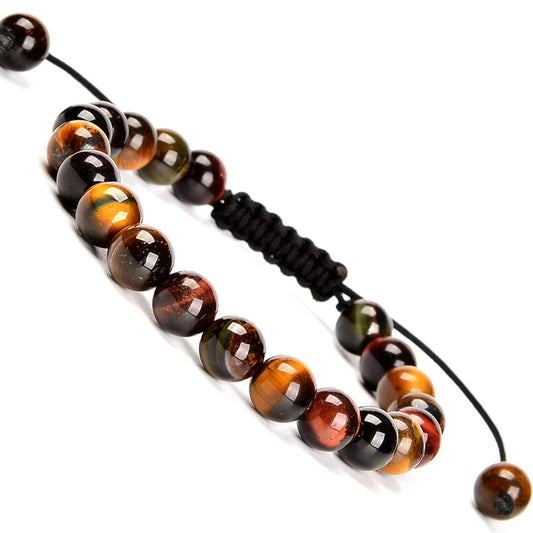 Elagnat Natural Multi (Multi-Color Tiger Eye / 8mm)