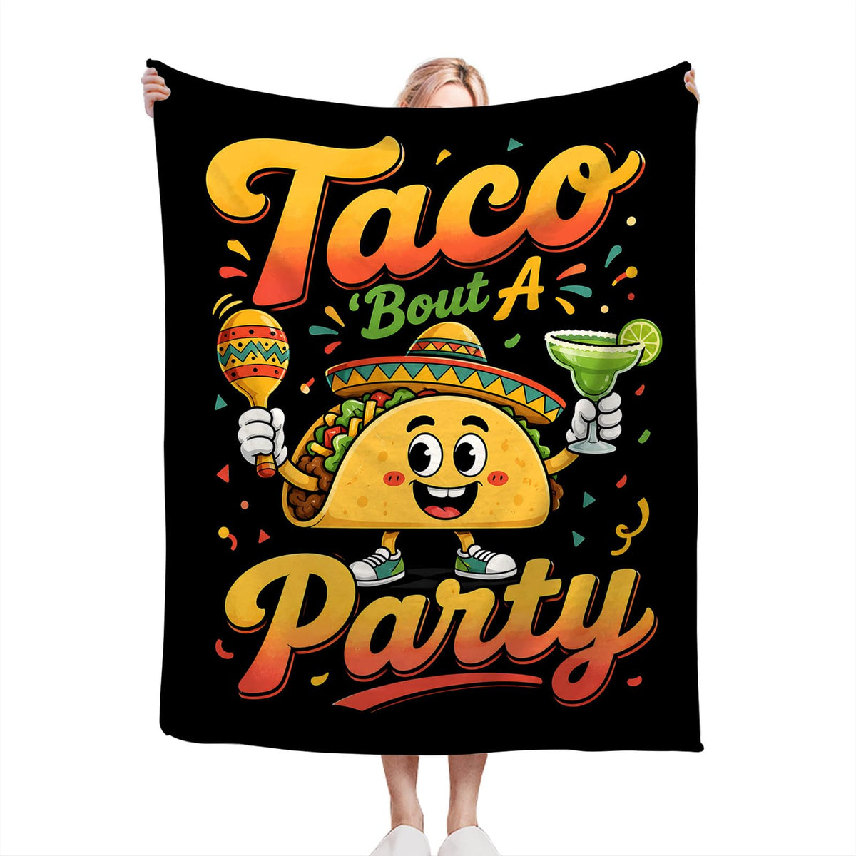 Funny Taco Blanket (60"x80" / Taco)