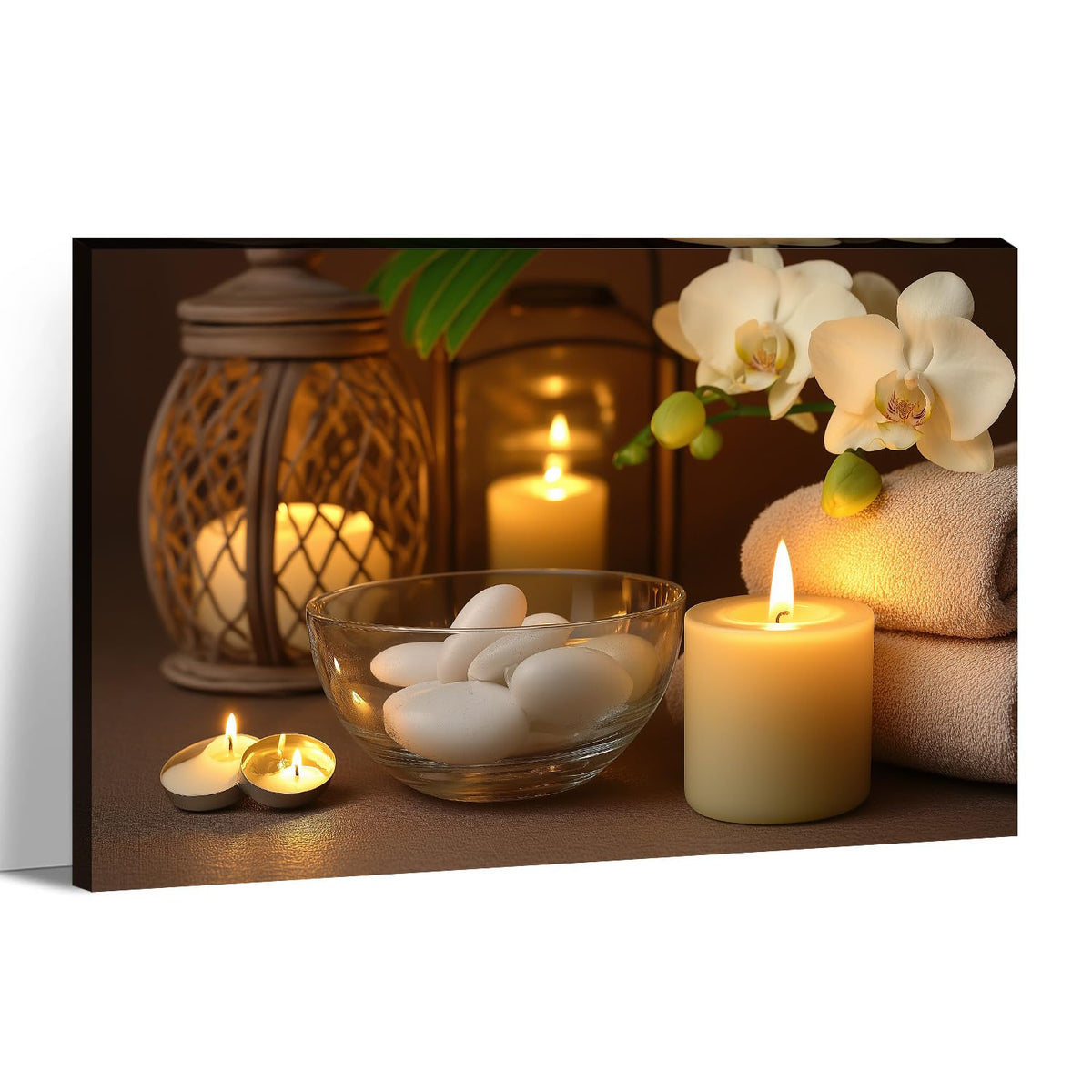 Large Zen Canvas Wall Art (42"L x 28"W / Art-9)