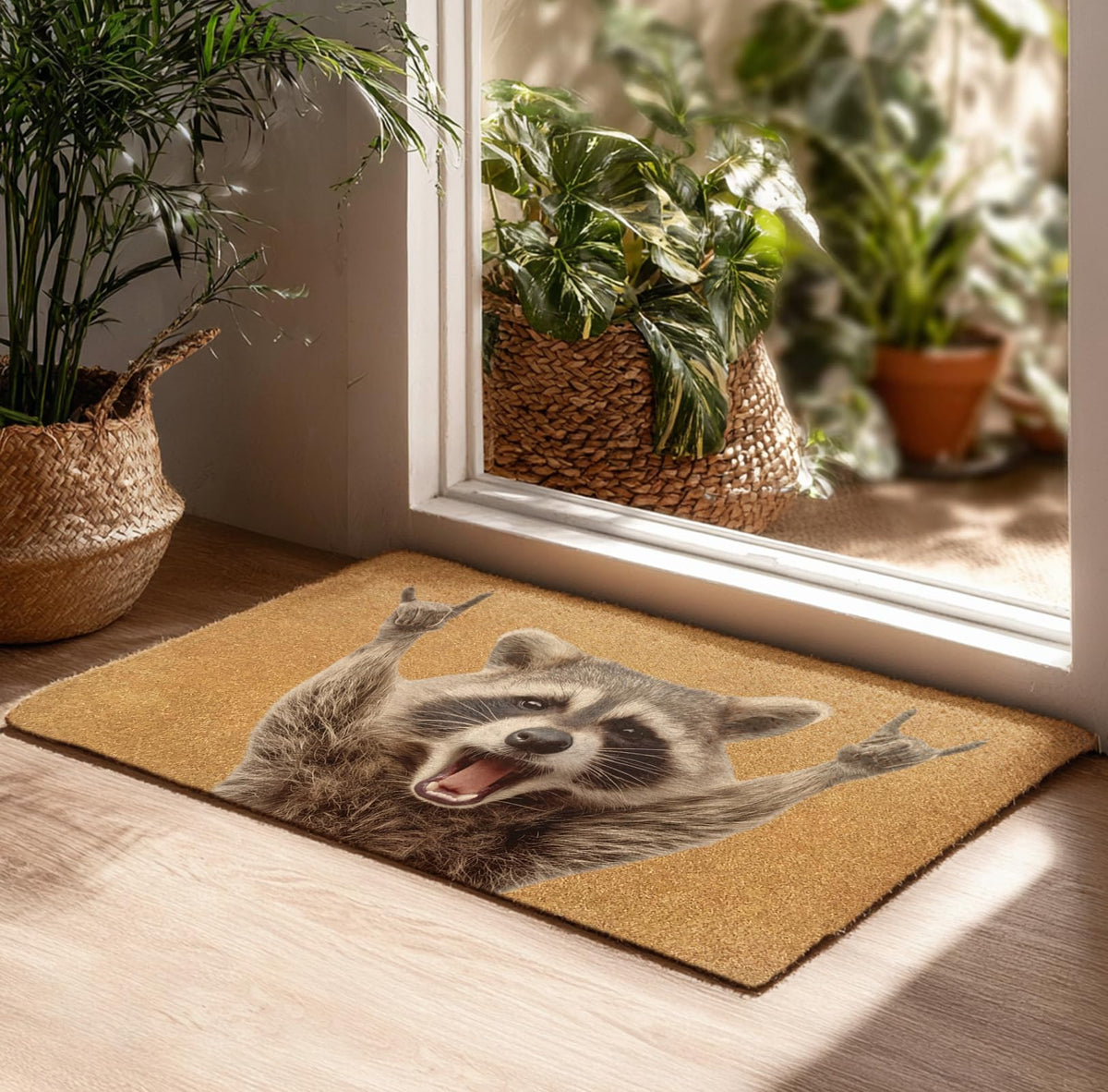 Raccoon Doormat (Raccoon)