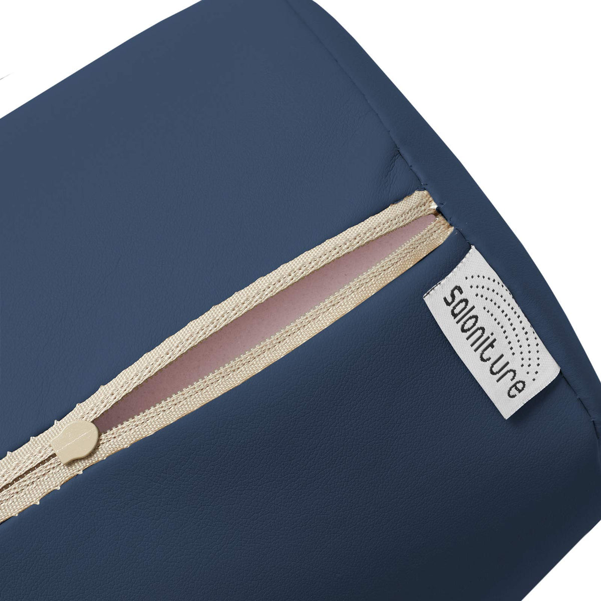 Full Round Massage Table Bolster Pillow Pad (Blue)