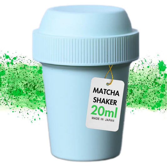light blue color Matcha Shaker (Light Blue)