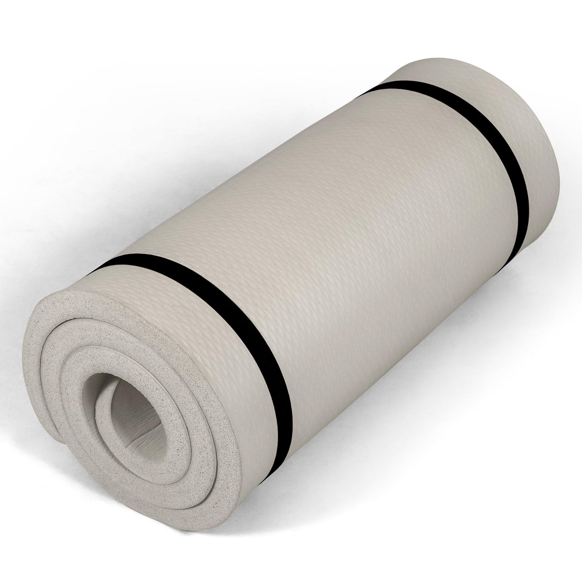 1" Extra Thick Yoga Mat (Diamond / Gray)