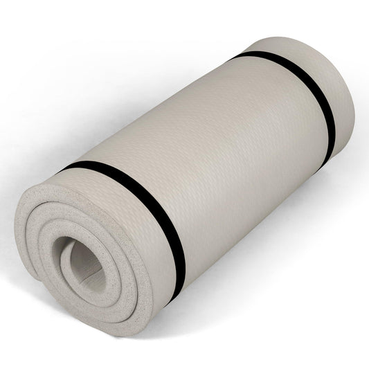 1" Extra Thick Yoga Mat (Diamond / Gray)