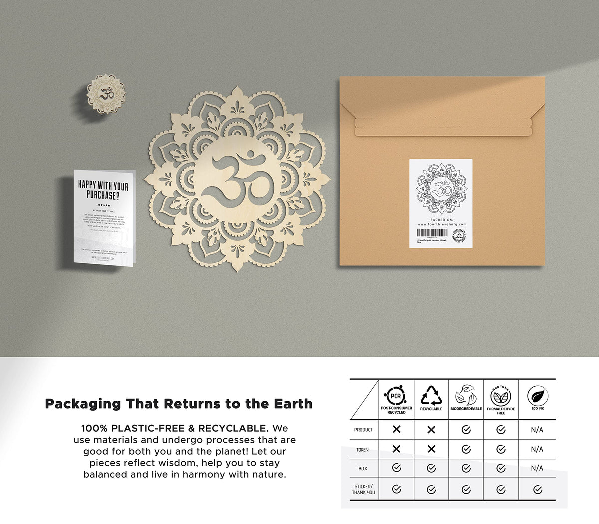 Fourth Level MFG 12" Sacred Om (Sacred Om)
