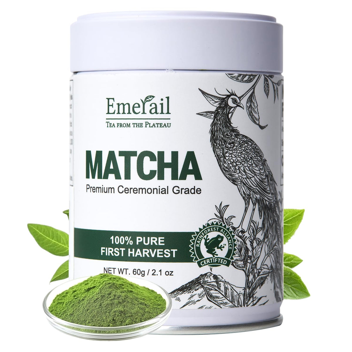 Ceremonial Grade Matcha Green Tea Powder (2.1 Ounce (Pack of 1))