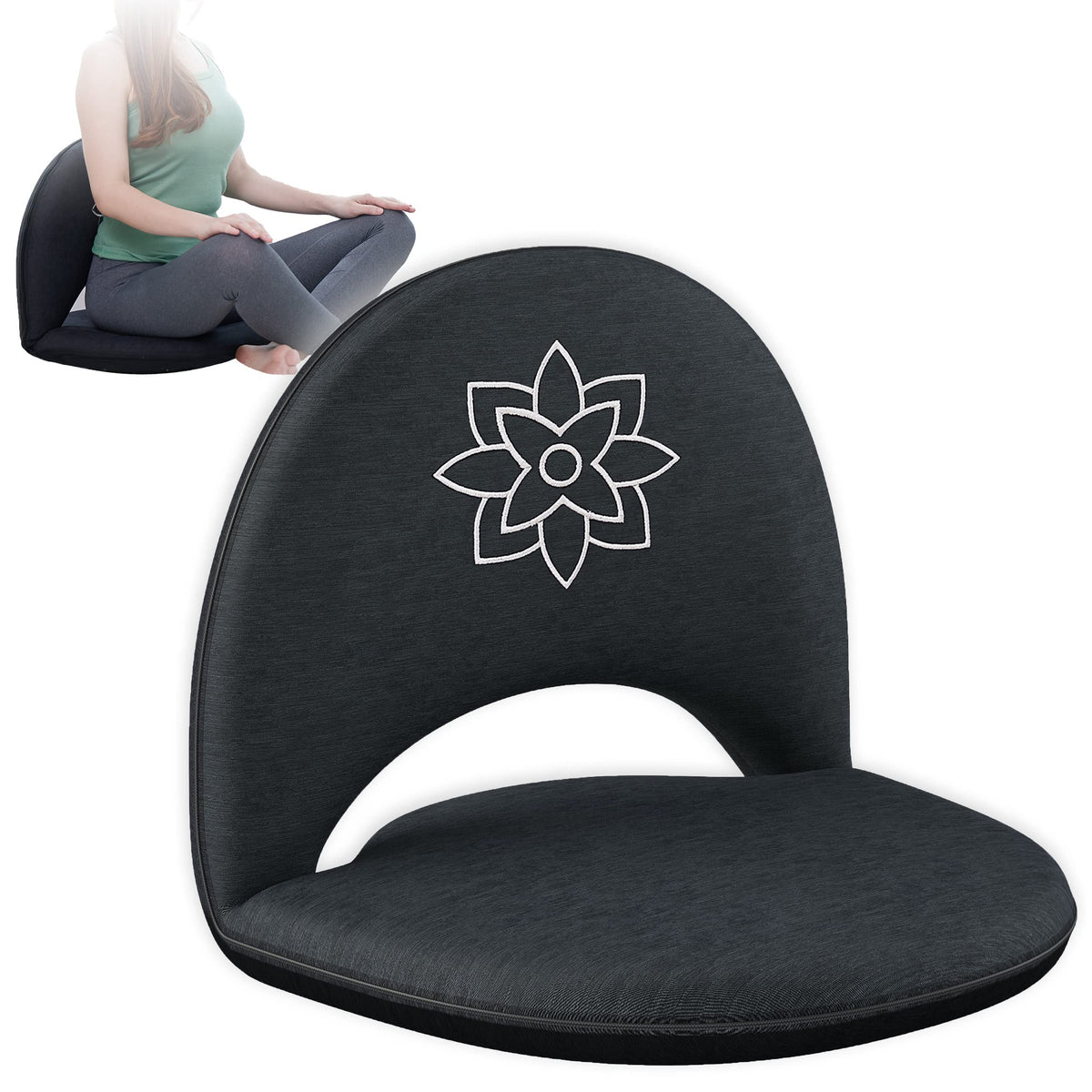 Meditation Chair (Charcoal Black)