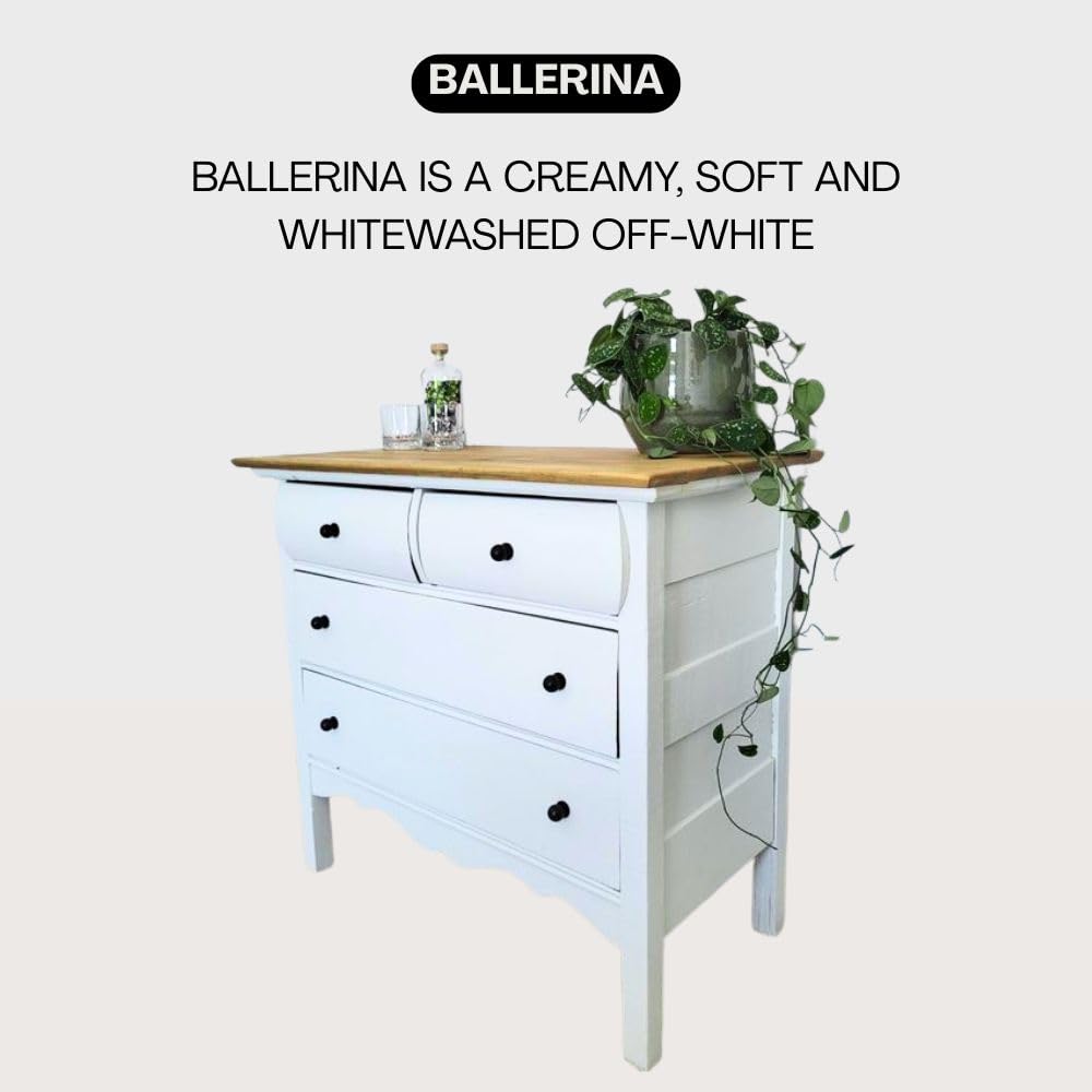 BALLERINA Chalk Paint Based for Furniture DIY (Ballerina / 8 Fl Oz (Pack of 1))