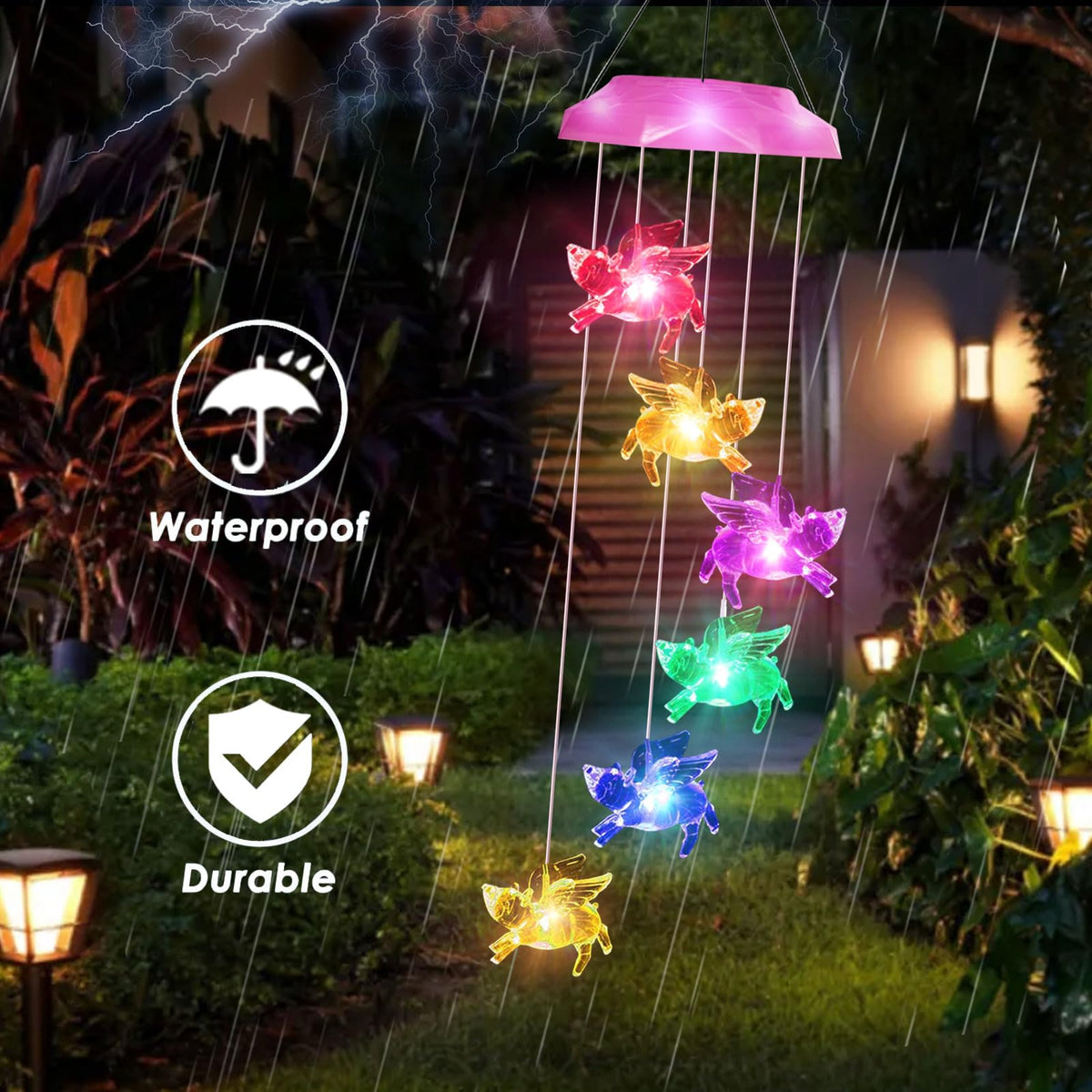 Solar Wind Chimes for Outside