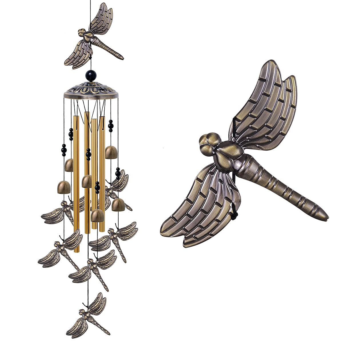 Garden Dragonfly Wind Chimes Outdoor Decor
