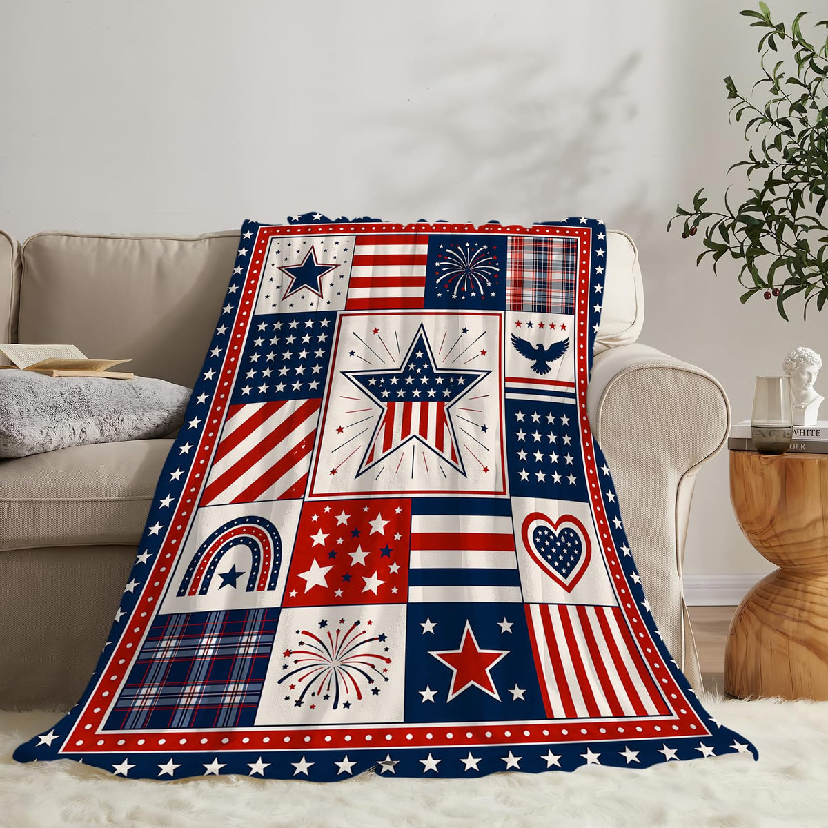 Patriotic Blanket (60"x80" / Patriotic)