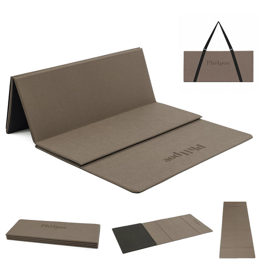 Foldable Yoga Mat (Deep Coffee)