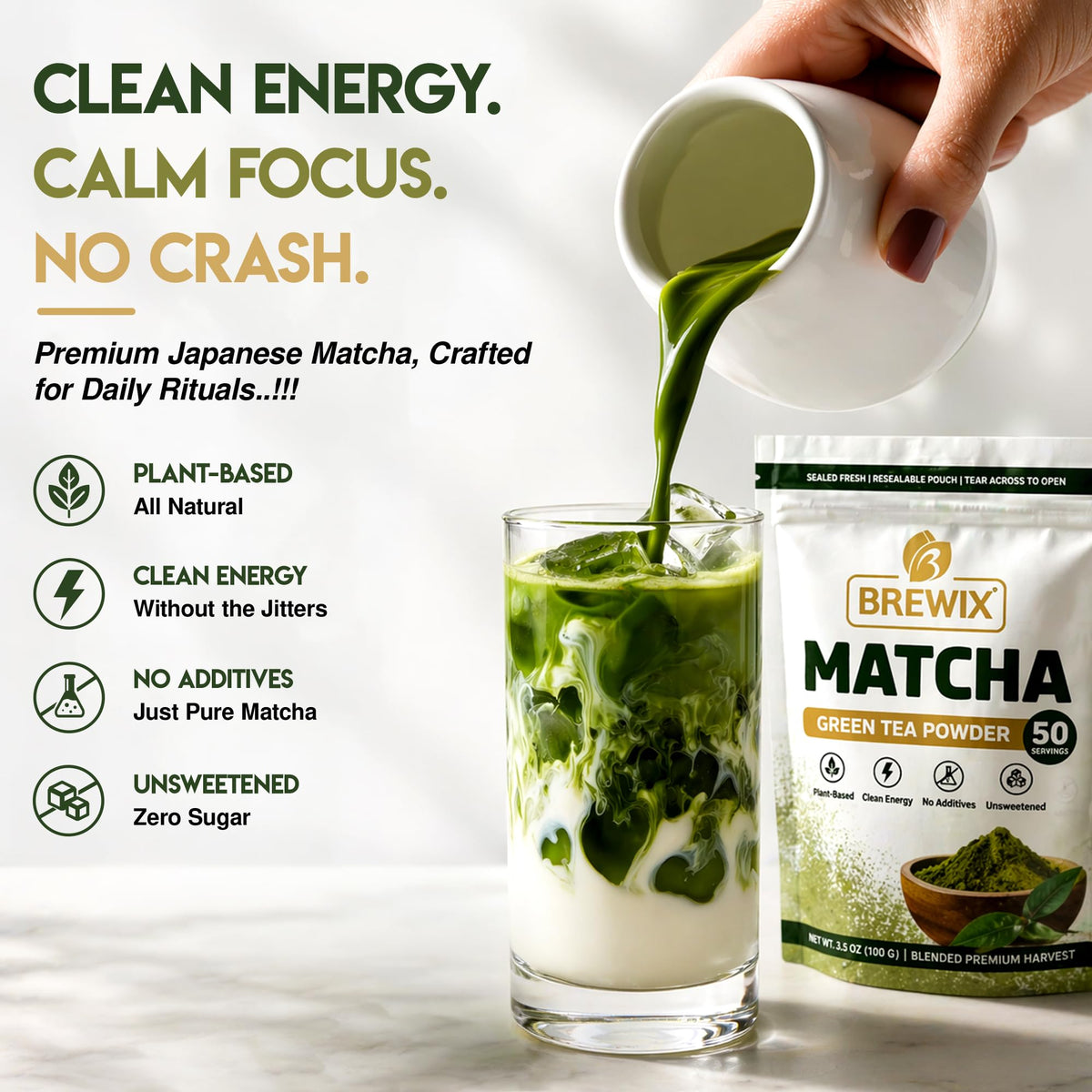 Matcha Green Tea Powder (3.53 Ounce (Pack of 1))
