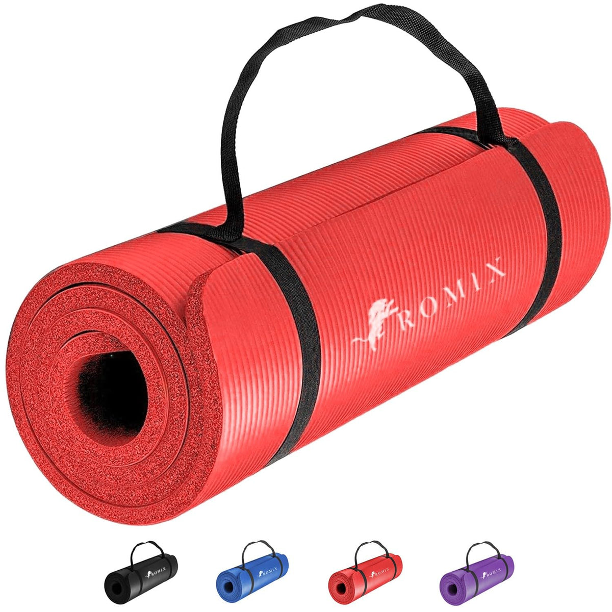 Yoga Mat 10 mm Thick (Red)
