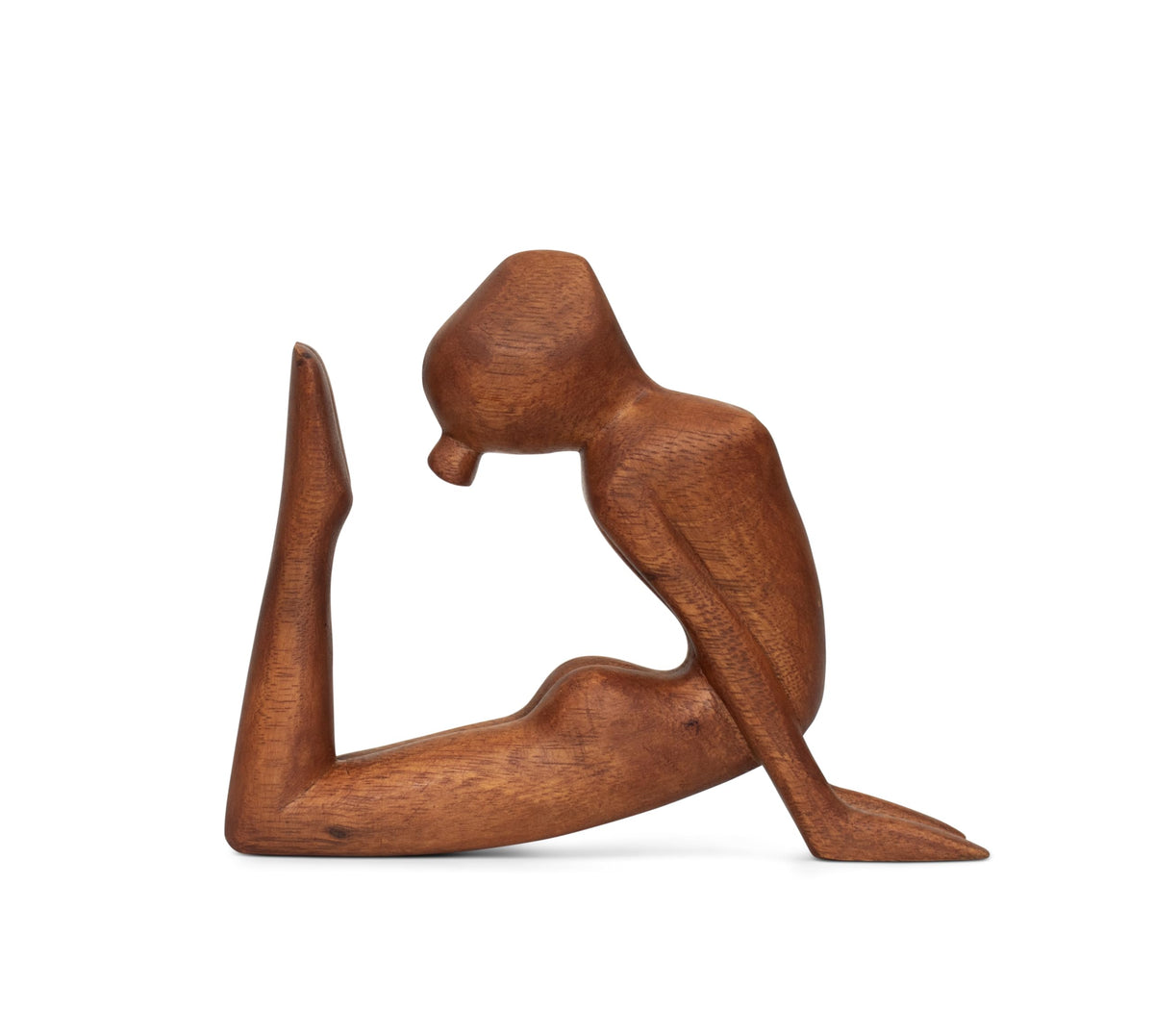 8" Wooden Handmade Abstract Sculpture Art Decorative Home Decor Handcrafted Figurine Accent Decoration Artwork Hand Carved (King Cobra Pose)