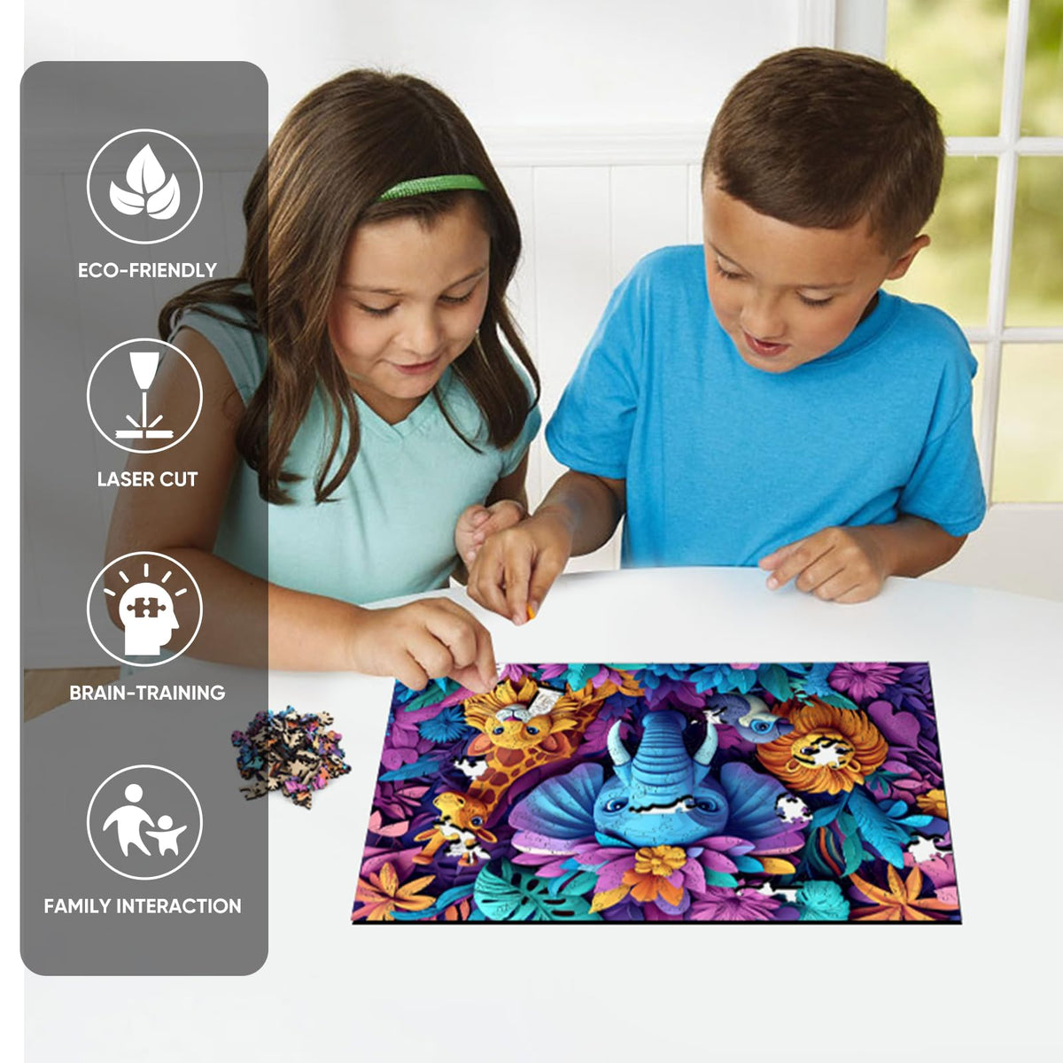 Wooden Puzzles for Adults (Animal World / 500 pieces)