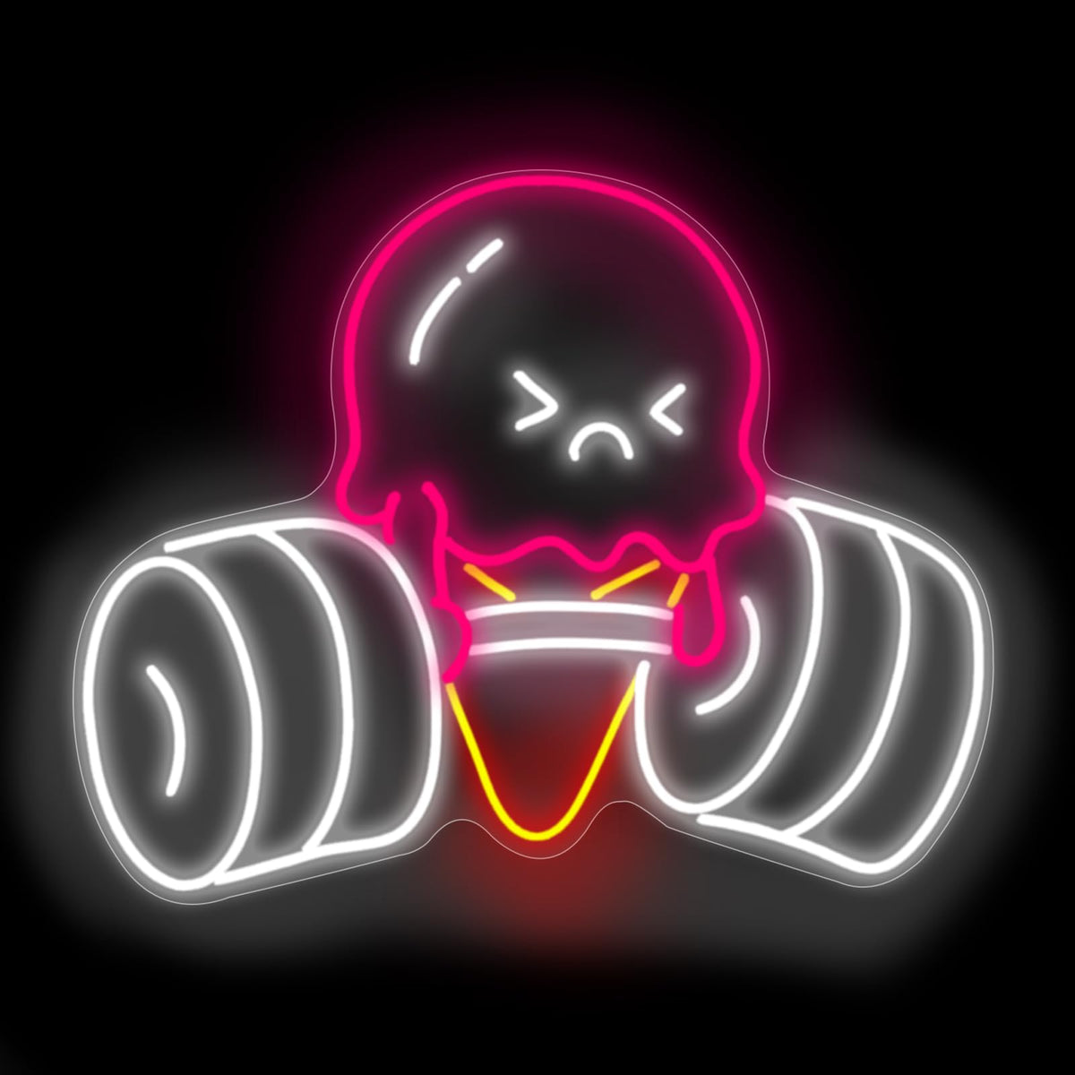 Ice Cream Lift The Weight Neon Sign (Icecream Lift)