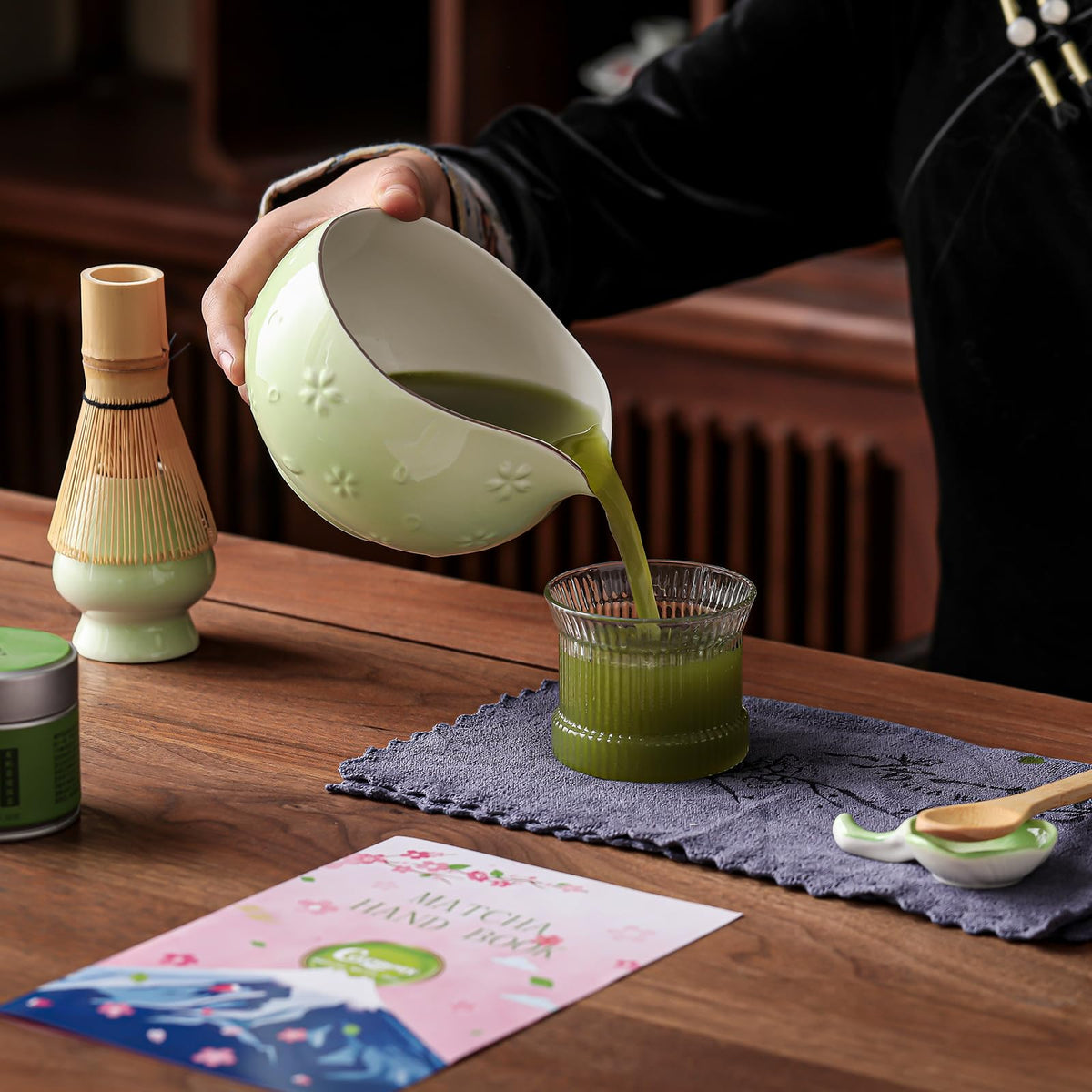 Matcha Whisk Set (Light Green)
