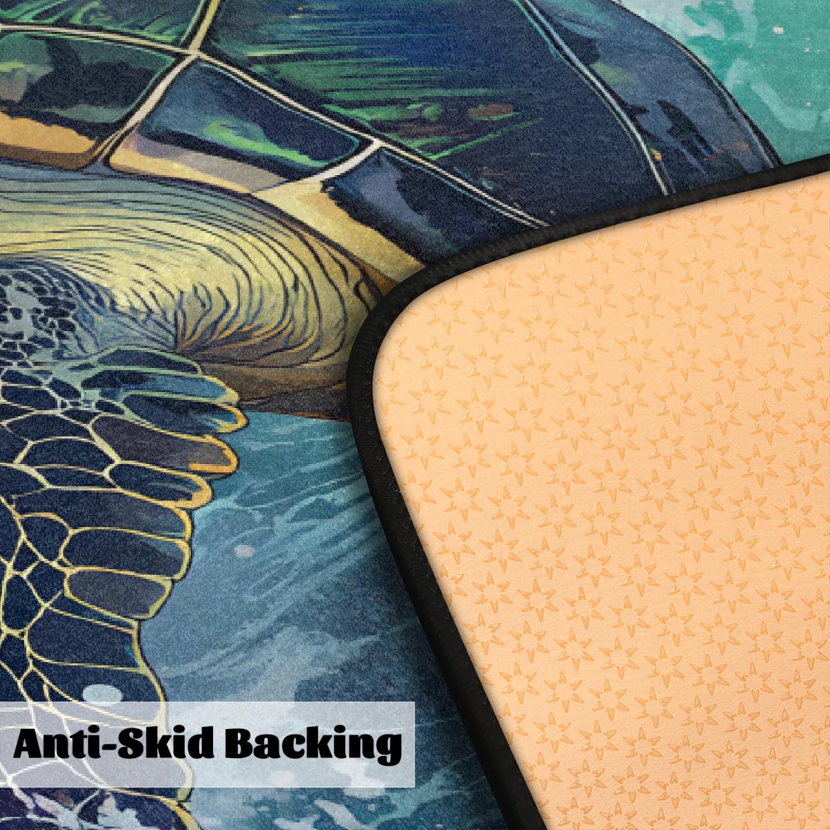 Sea Turtle Kitchen Rug Non (Color43)