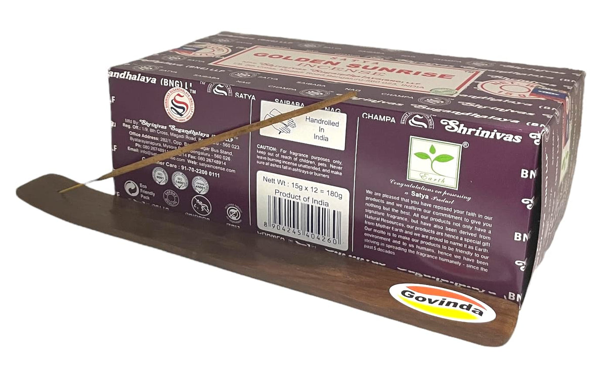 Incense Stick Holder Bundle with Satya Bangalore (Golden Sunrise)