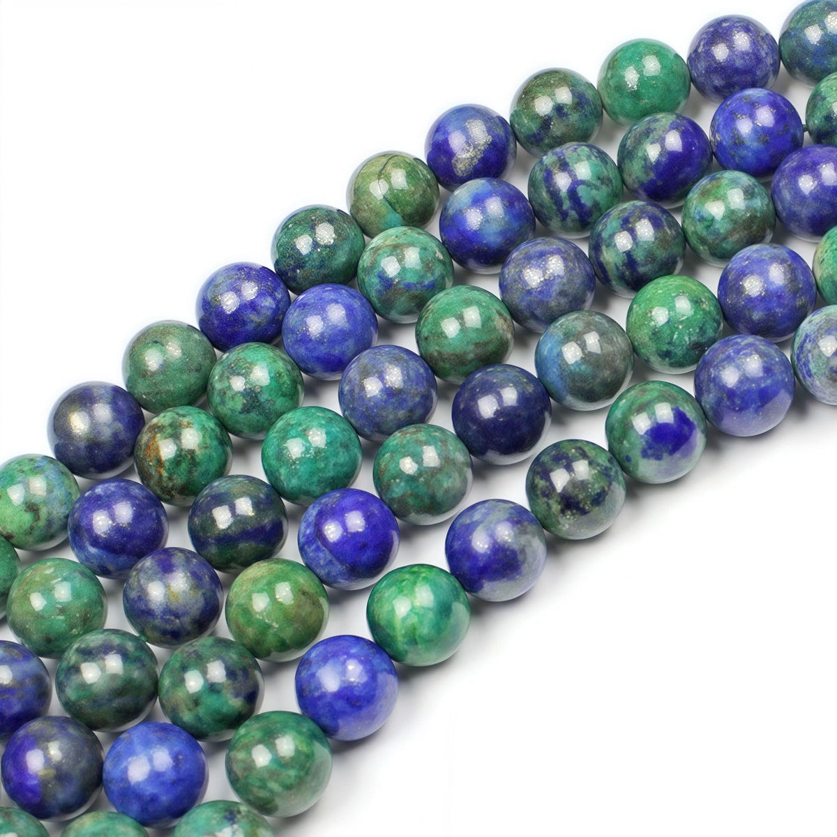 5A Natural Phoenix Lapis Lazuli Round Loose Beads for Jewelry Making DIY Bracelet Necklace 15'' (Phoenix Lapis Lazuli / 4mm)