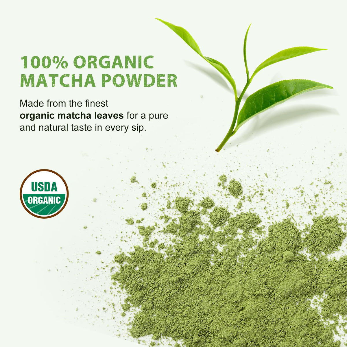 Matcha Powder (2 Ounce and 7 Piece Set)