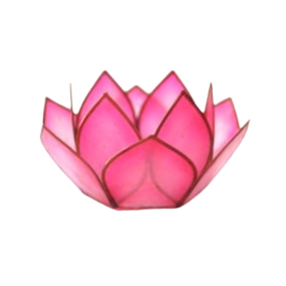 Lotus Tea Light Candle Holder (Flamingo / Mini)